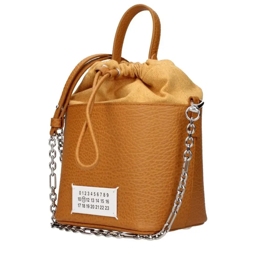 Maison Margiela Brown Leather Women's Handbag - Picture 2 of 3